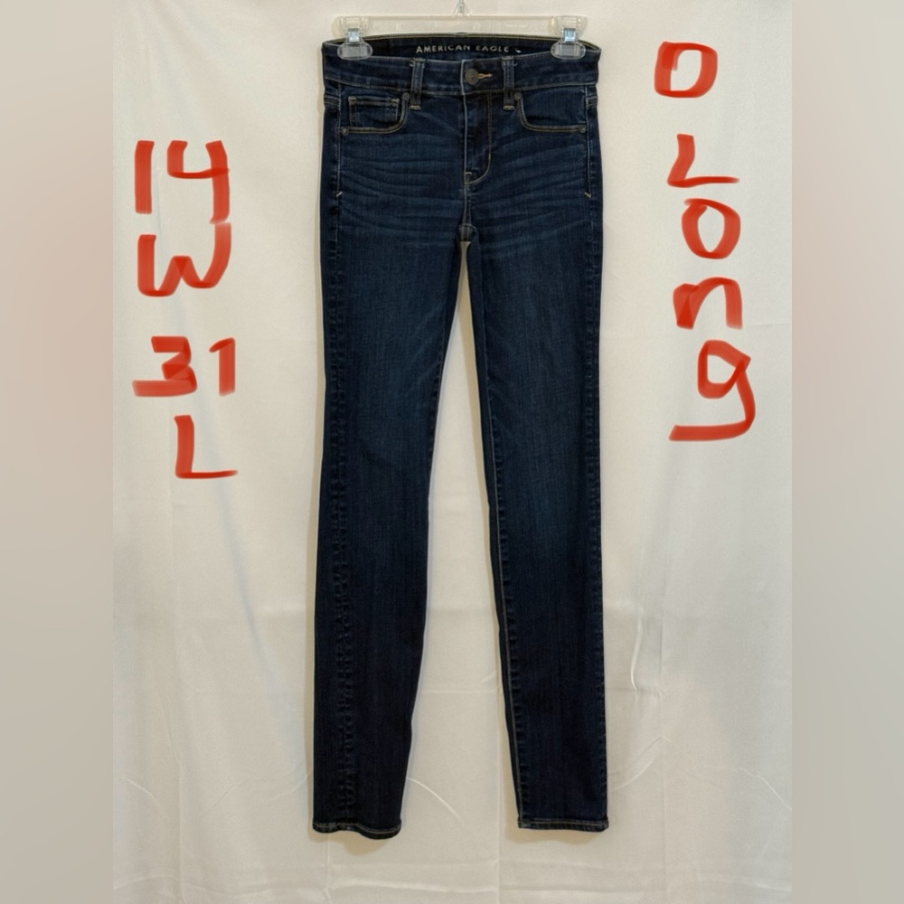 American Eagle Outfitters Dark Blue Skinny Jeans